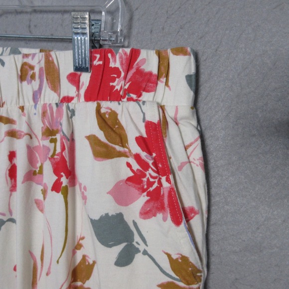 Pact Pajama Set Large Staycation Floral Organic Cotton Tank Wide Leg Pants - Picture 4 of 14